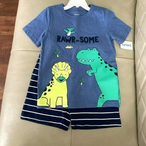 Carter's Dino Short and Tee set